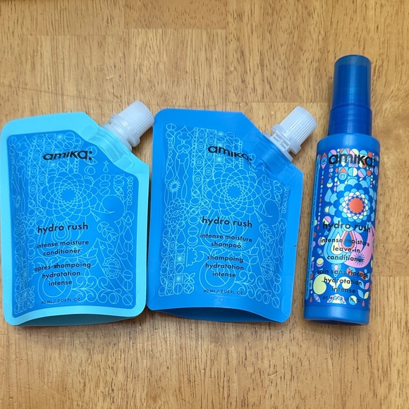 amika Other - Amika Hydro Rush Blue Hair Care Set